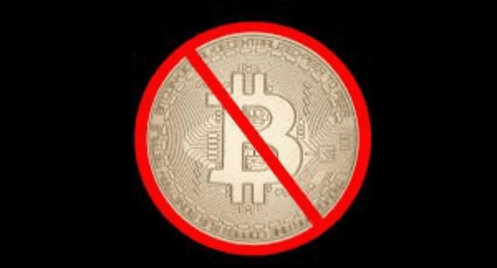 ban on crypto