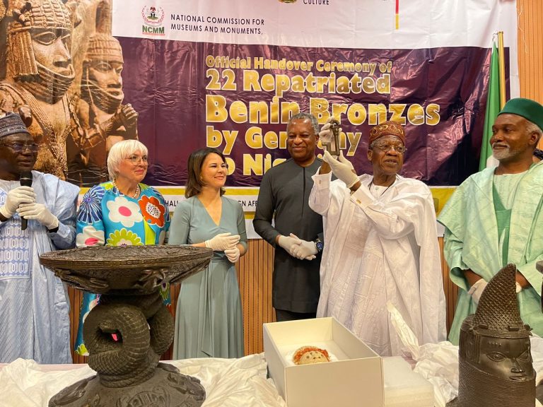 Germany, Nigeria sign accord for return of Benin Bronzes