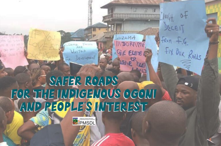 Ogoni People Protest Poor Road Conditions in Nigeria