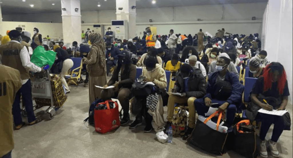 Nigerians evacuated from Libya
