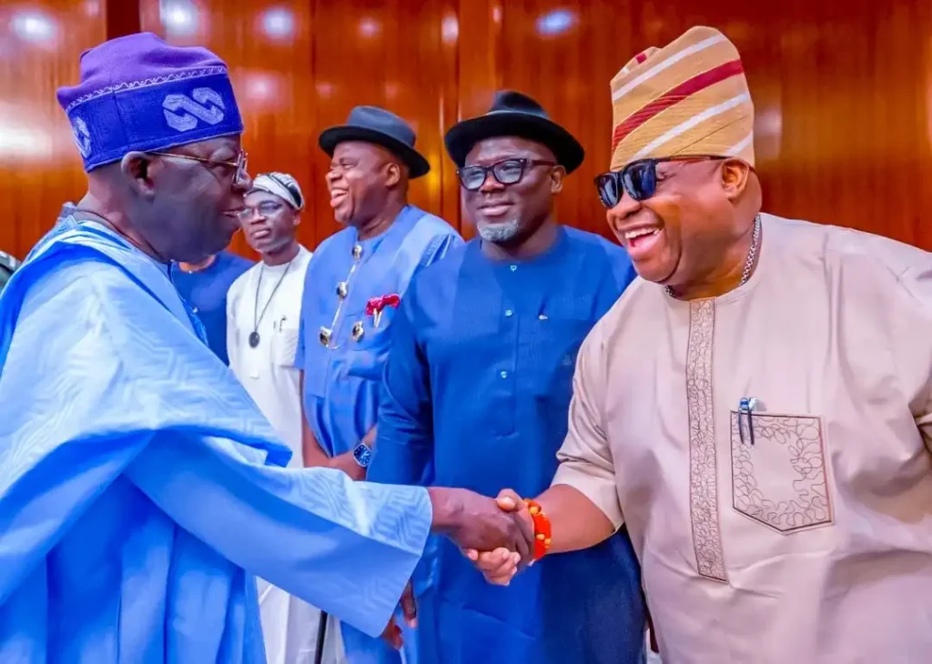 Tinubu and Osun state Governor