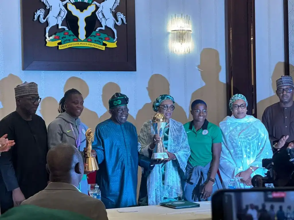 Tinubu and Super Falcons