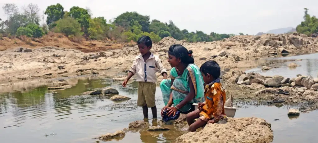 Lack of water